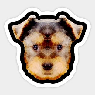 cute yorkie Sticker